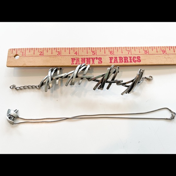 Set of Pewter Jewelry by Bijoux Osmose - Picture 5 of 5